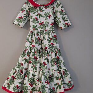 Eleanor Rose Christmas lap dress 5/6T VGUC